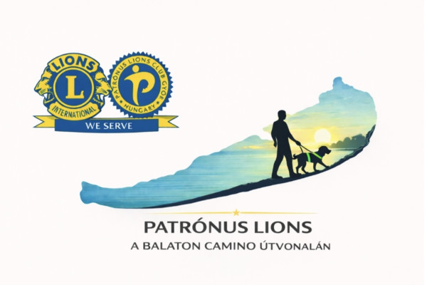 Patrónus Lions a Balaton Camino útvonalán 2026: póló rendelés MÁR CSAK MA (03.17.)