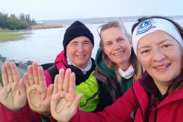 Patrónus LC Győr: Patrónus Lions a Balaton Camino útvonalán, 5. nap: Határátkelő